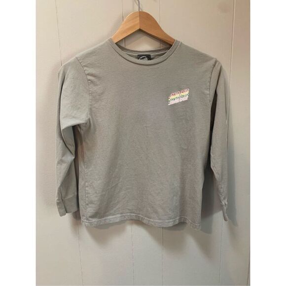 SANTA CRUZ Multi Stripe Girls T-Shirt M - Picture 1 of 6
